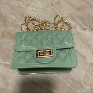 Seafoam Green Colored Mini Bag